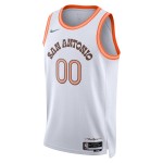 Maillot NBA San Antonio Spurs Personnalisable Nike 2023-24 City Edition Blanc Swingman - Homme